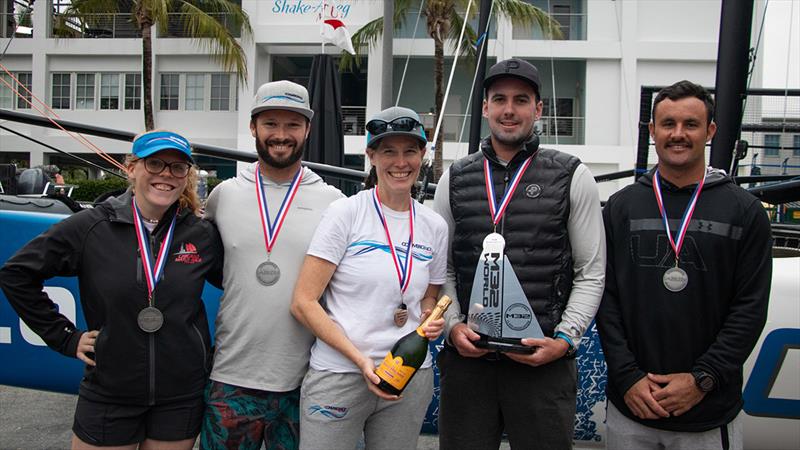 Jennifer Wilson and her Convergence crew finished second oveall - M32 North American Championship - photo © Felipe Juncadella