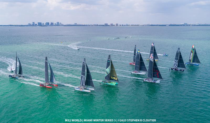 M32 World Miami Winter Series Event 3 photo copyright Stephen R Cloutier taken at  and featuring the M32 class