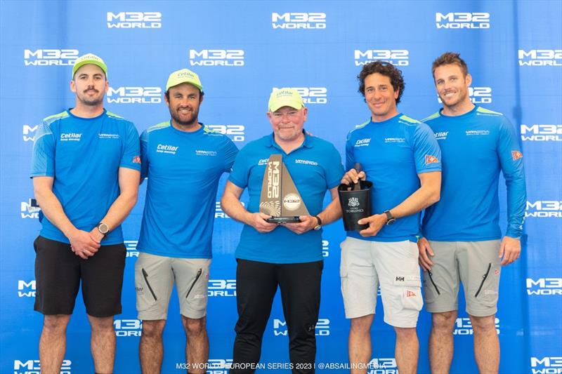 Will Tiller, Chris Steele, Andrea LaCorte, Matteo Deluca, Stewart Dodson - M32 European Series 2023 photo copyright AB Sailing Media taken at  and featuring the M32 class