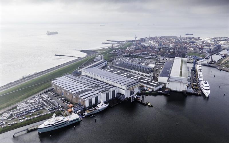 Amels and Damen, Vlissingen photo copyright Superyacht Times taken at  and featuring the  class