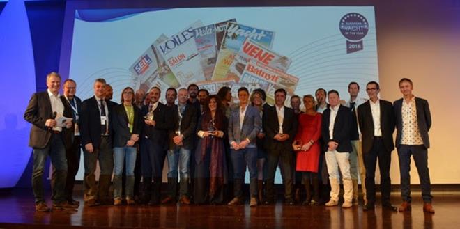 All the winners of the 5 different categories of the European Yacht of the Year 2018 photo copyright AMEL taken at  and featuring the Marine Industry class