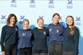 2023 KDY Women's Match Race - 3rd place overall - 2023 Women's World Match Racing Tour - Megan Thomson (NZL) 2.0 Racing (second from right) pictured from the Normandie Match Cup, Le Havre © Patrick Deroualle