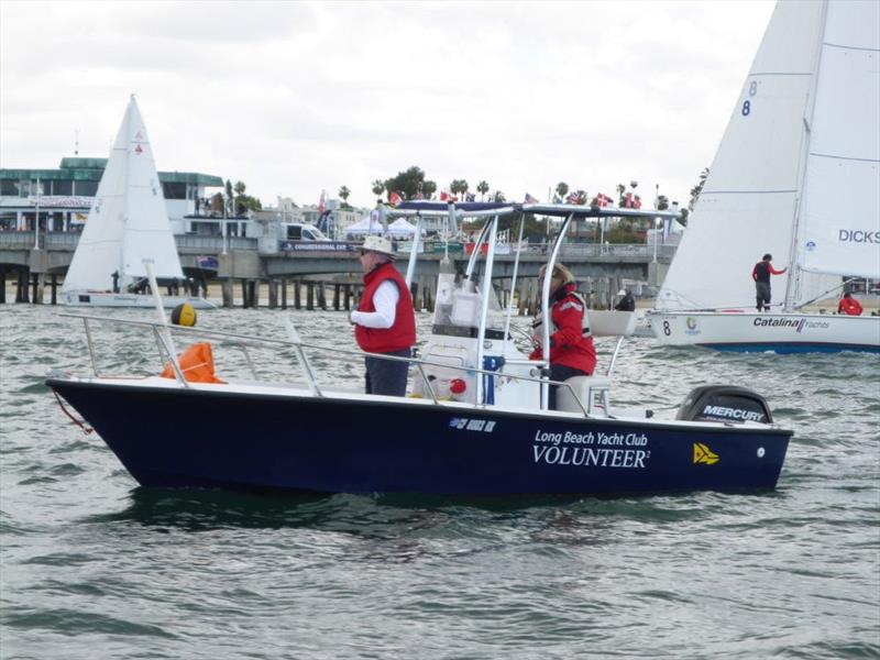 Yacht club volunteers power the 56th Congressional Cup photo copyright Betsy Crowfoot taken at Long Beach Yacht Club and featuring the Match Racing class