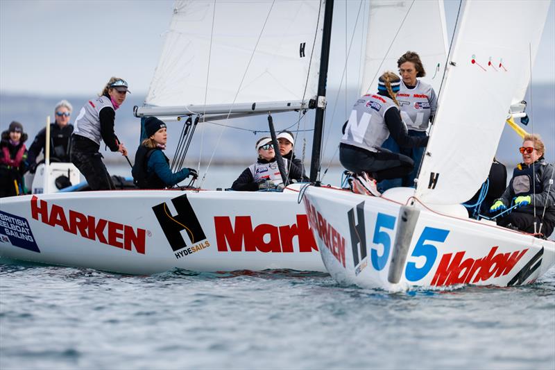 RYA Marlow Ropes Women's Match Racing Championship photo copyright Paul Wyeth / RYA taken at Weymouth & Portland Sailing Academy and featuring the Match Racing class