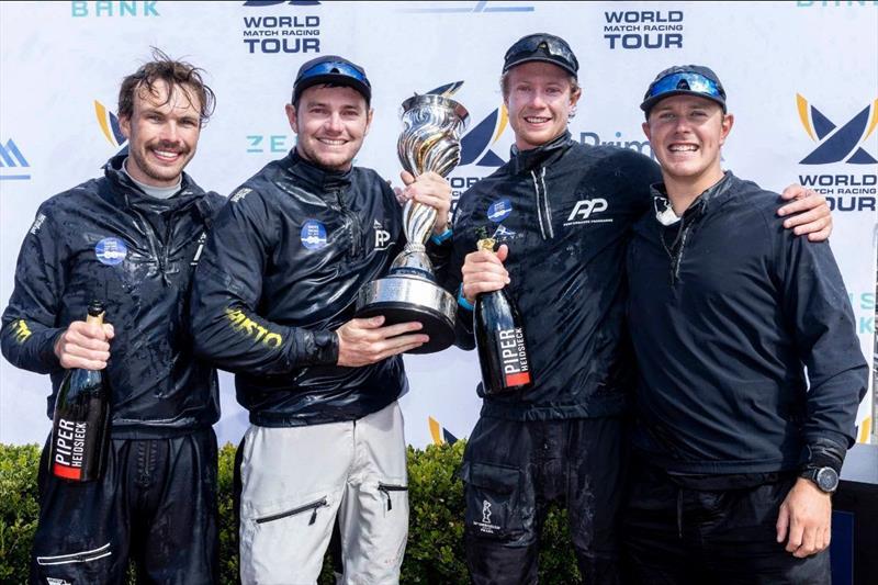 Nick Egnot-Johnson (NZL), Knots Racing WMRT Champions 2022 (l-r) Sam Barnett, Bradley Mclaughlin, Nick Egnot-Johnson, Zak Merton photo copyright Andrea Francolini / WMRT taken at Cruising Yacht Club of Australia and featuring the Match Racing class