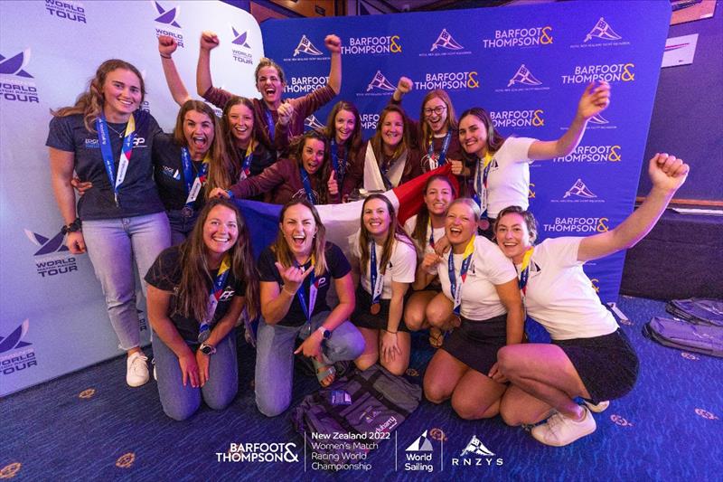 Women's Match Racing World Championship – Auckland, New Zealand 2022 photo copyright Live Sail Die taken at  and featuring the Match Racing class