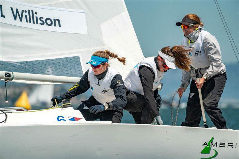 Kiwi women on the ascent photo copyright WMRT taken at  and featuring the Match Racing class