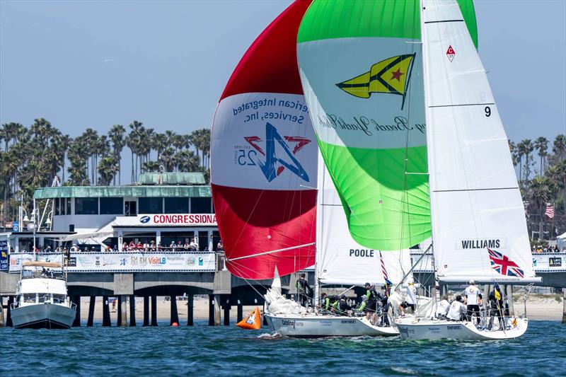 Poole leading Williams in the final of the 59th Congressional Cup - photo © Ian Roman / WMRT