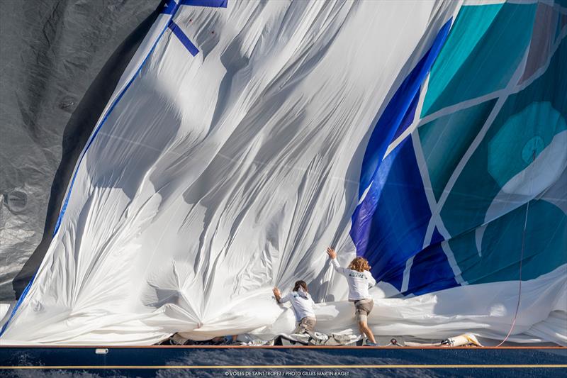 Les Voiles de Saint-Tropez photo copyright Gilles Martin-Raget taken at Société Nautique de Saint-Tropez and featuring the Maxi class