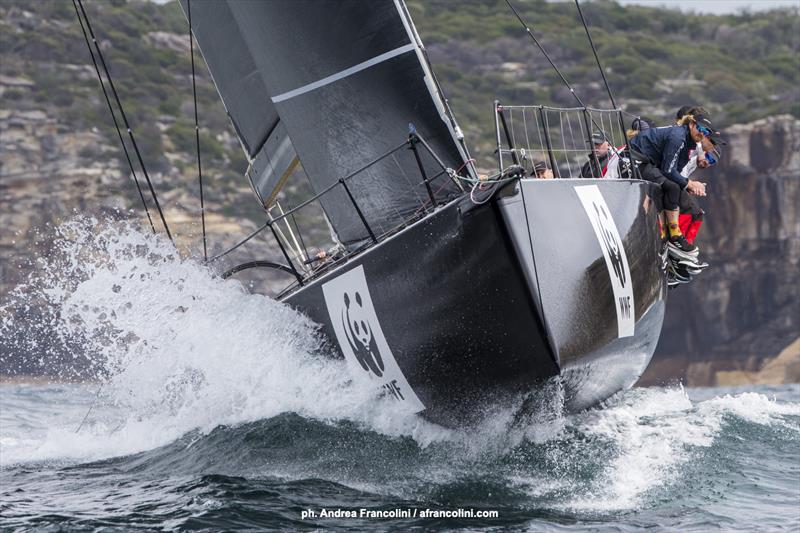 Whisper, who won the inaugural Australian Maxi Championship photo copyright Andrea Francolini taken at Cruising Yacht Club of Australia and featuring the Maxi class