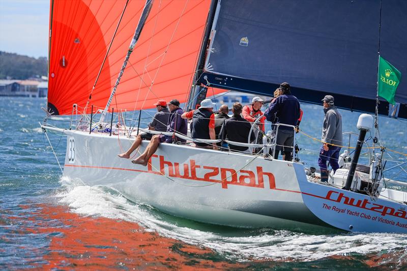  Bruce Taylor, owner of Chutzpah competed in his 41st Rolex Sydney Hobart Yacht Race photo copyright Rolex / Andrea Francolini taken at Cruising Yacht Club of Australia and featuring the Maxi class