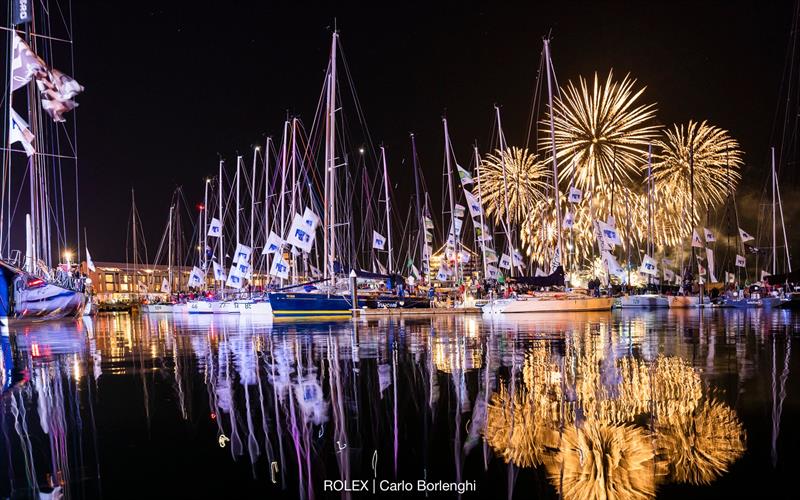 New Year at Constitution Dock -  2021 Rolex Sydney Hobart Yacht Race photo copyright Carlo Borlenghi taken at Cruising Yacht Club of Australia and featuring the Maxi class