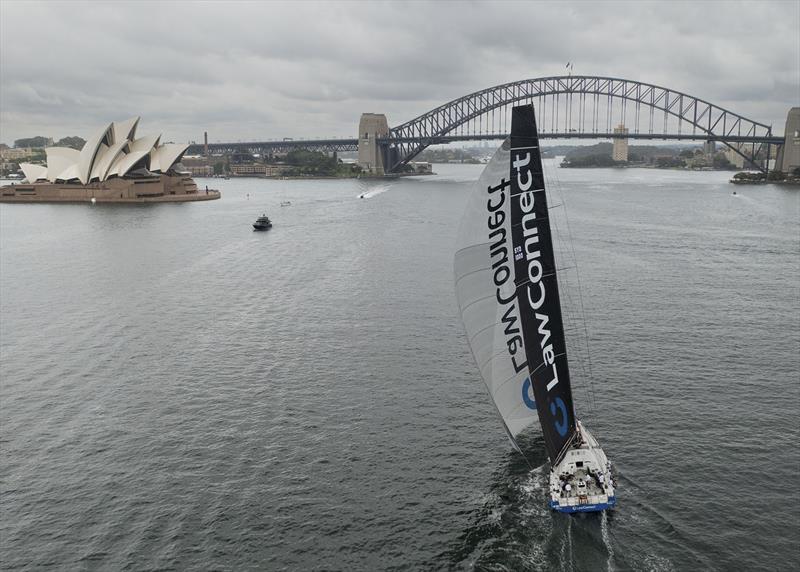 LawConnect prepares for the 2022 Sydney Hobart race photo copyright LawConnect taken at Cruising Yacht Club of Australia and featuring the Maxi class