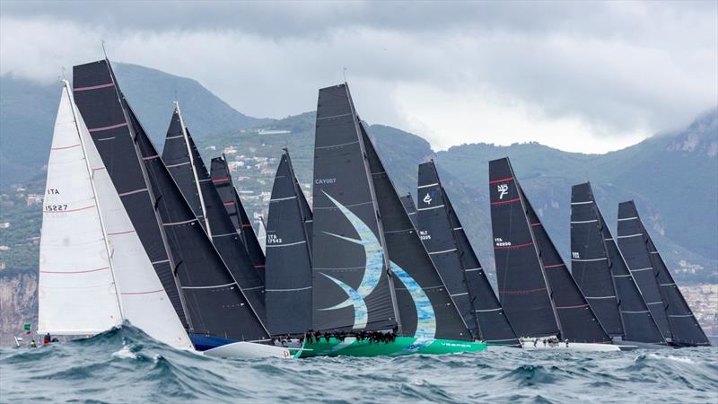 Inshore start at the 2023 IMA Maxi European Championship photo copyright IMA / Studio Borlenghi taken at Circolo del Remo e della Vela Italia and featuring the Maxi class