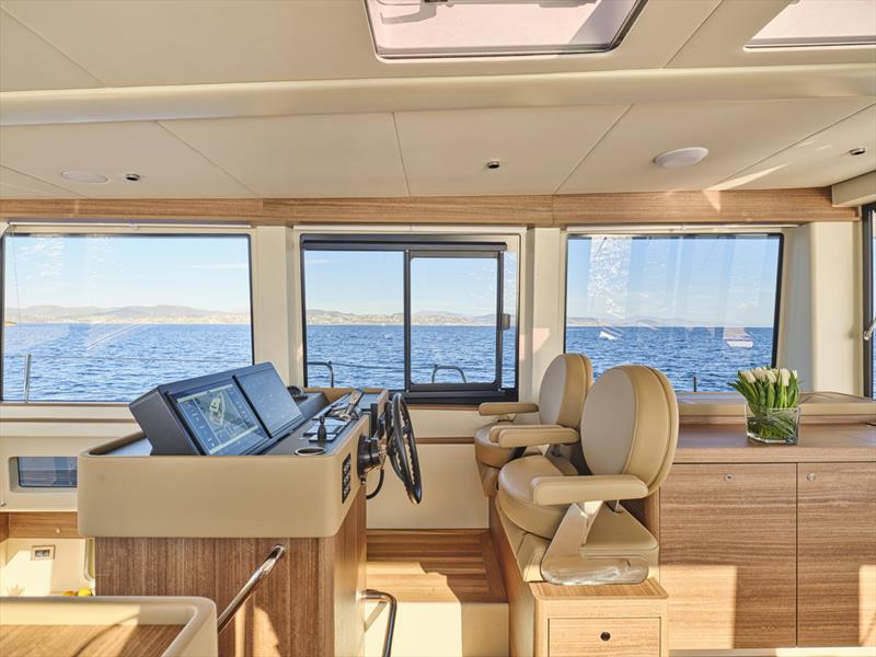 Two seats in the wheelhouse - Omikron-60 -  Juan Yacht Design - October 2025 - photo © Studio Reskos