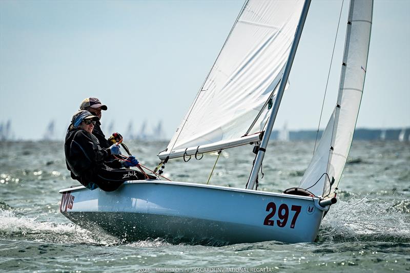 Rob Britts/Jillian Aydelotte set the form in the Melges 15 at the Bacardi Cup Invitational Regatta 2023 - photo © Martina Orsini / Bacardi Cup