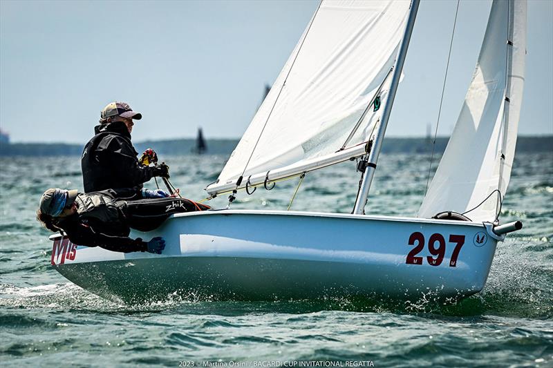 There's no stopping Rob Britts/Jillian Aydelotte in the Melges 15 - 2023 Bacardi Cup Invitational Regatta - photo © Martina Orsini