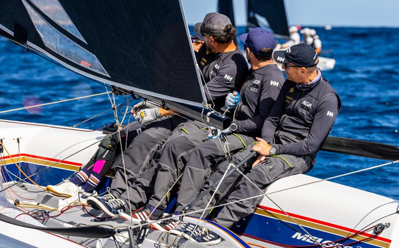 Melges 20 and Melges 32 Worlds at Puntaldia, Sardinia day 2 photo copyright Enfant Terrible / Zerogradinord taken at  and featuring the Melges 20 class