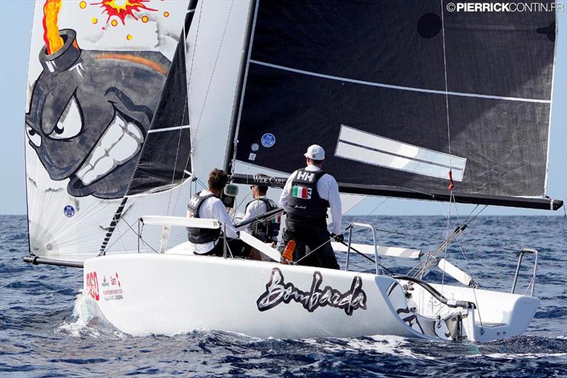 Melges 24 Worlds 2019 third - Bombarda ITA860 of Andrea Pozzi with Matteo Ivaldi, Stefani Ciampalini, Nicholas dal Ferro and Carlo Zermini.  - photo © Pierrick Contin / IM24CA