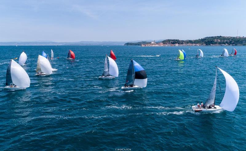 Melges 24 European Sailing Series 2018 in Portoroz, Slovenia photo copyright IM24CA/ZGNZ taken at  and featuring the Melges 24 class