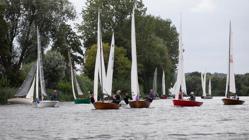 Merlin Rocket River Championship at the Bourne End Week Regatta  photo copyright Tony Ketley taken at Upper Thames Sailing Club and featuring the Merlin Rocket class