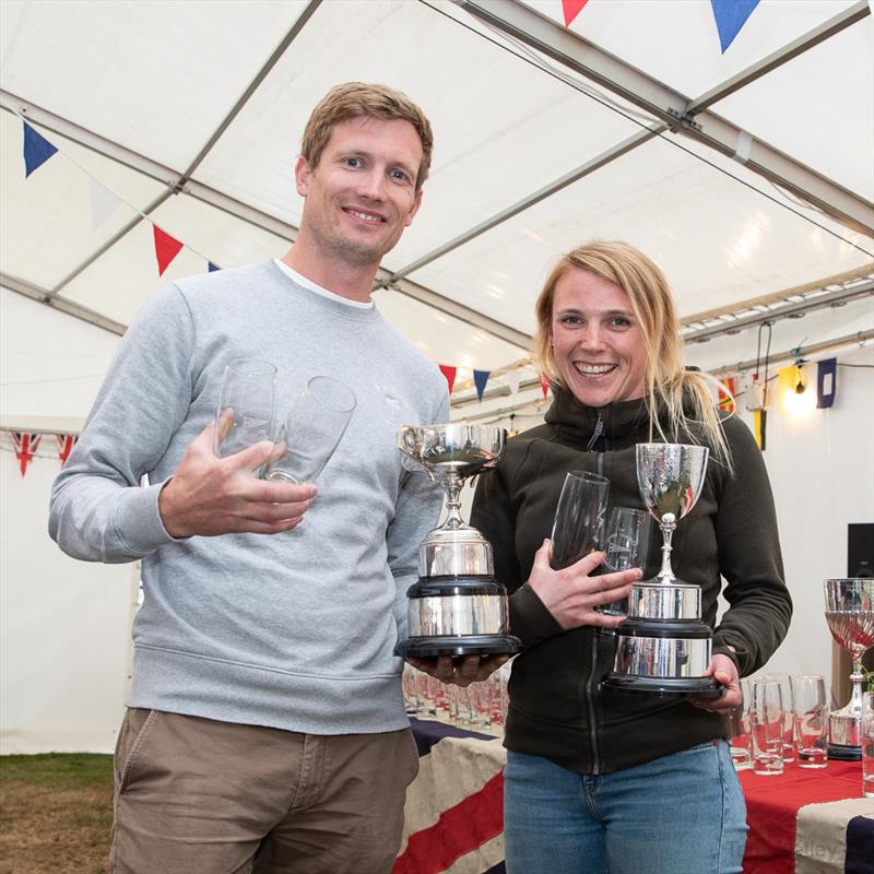 Chris and Pippa Kilsby win the Merlin Rocket River Championship at the Bourne End Week Regatta  - photo © Tony Ketley