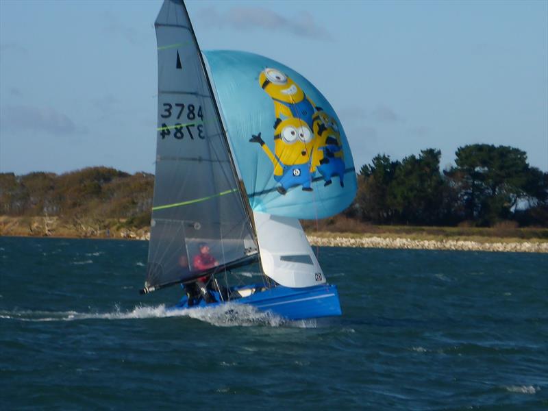 Craftinsure Merlin Rocket Silver Tiller at Itchenor photo copyright Caroline Gosford taken at Itchenor Sailing Club and featuring the Merlin Rocket class