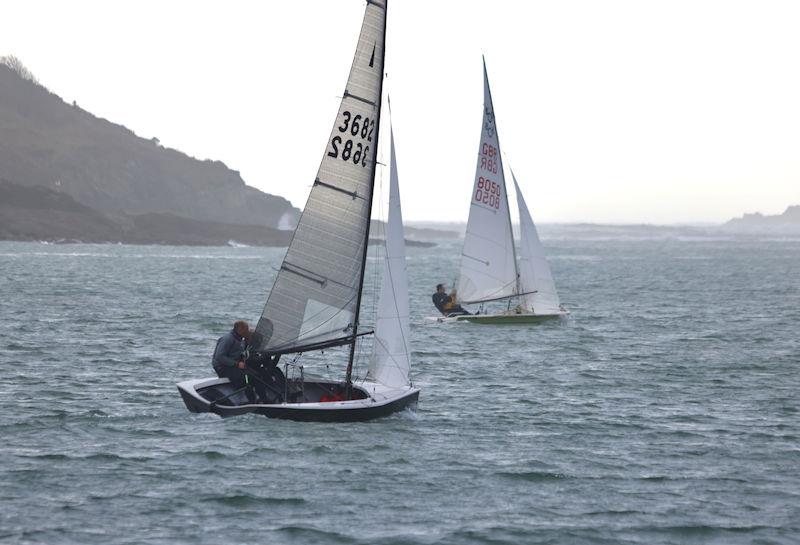 Salcombe Festive Series Race 3 on New Year's Day 2022 photo copyright Lucy Burn taken at Salcombe Yacht Club and featuring the Merlin Rocket class