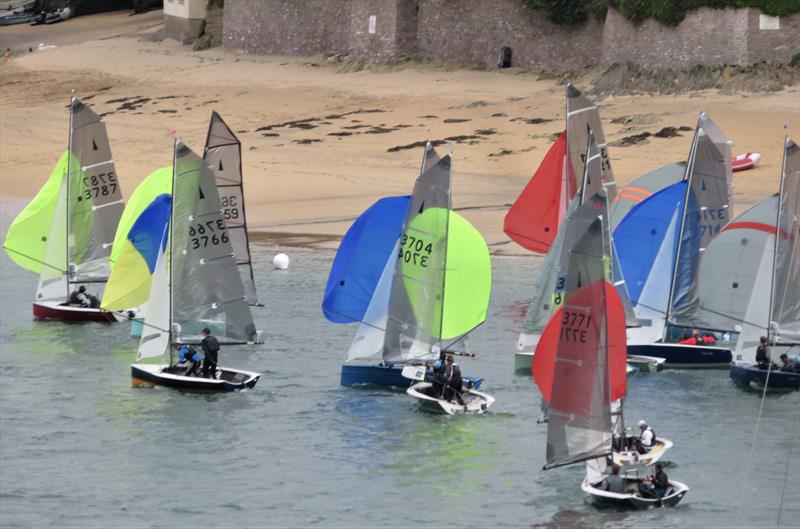 Salcombe Gin Merlin Rocket Week Day 2 afternoon race photo copyright Malcolm Mackley taken at Salcombe Yacht Club and featuring the Merlin Rocket class