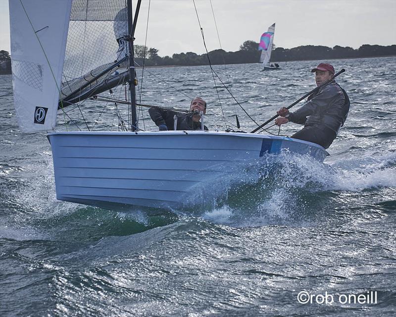 Jon Gorringe and Matt Currell during the Craftinsure Merlin Rocket Silver Tiller at Itchenor  photo copyright Rob O'Neill taken at Itchenor Sailing Club and featuring the Merlin Rocket class