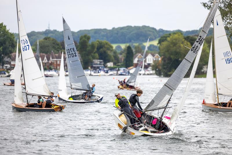 Upper Thames Merlin Rocket Weekend: Allen South East series on Sunday photo copyright Tony Ketley taken at Upper Thames Sailing Club and featuring the Merlin Rocket class