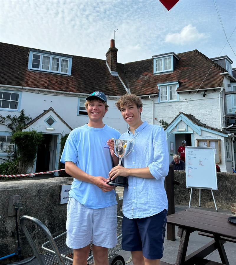 James and Rory Gifford, Merlin Rocket Youth Champions photo copyright Freya Lillywhite taken at Itchenor Sailing Club and featuring the Merlin Rocket class