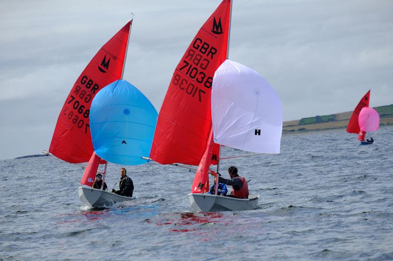 Ben & Keira McGrane win the Mirror Worlds 2023 at Sligo photo copyright Michael Broaders taken at Sligo Yacht Club and featuring the Mirror class