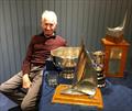 Maurice Adams at the East Antrim Boat Club (Gingles Trophy on the right) © Eddie Cameron