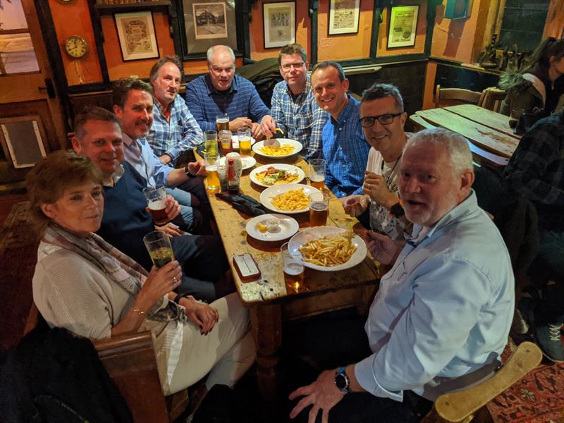 Sailing journalists chat sailing in Winchester - photo © Mark Jardine