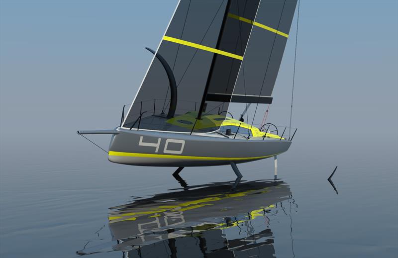 MW40OF - New Foiling Offshore Sailboat Concept photo copyright Wilson / Marquinez Naval Architecture taken at 