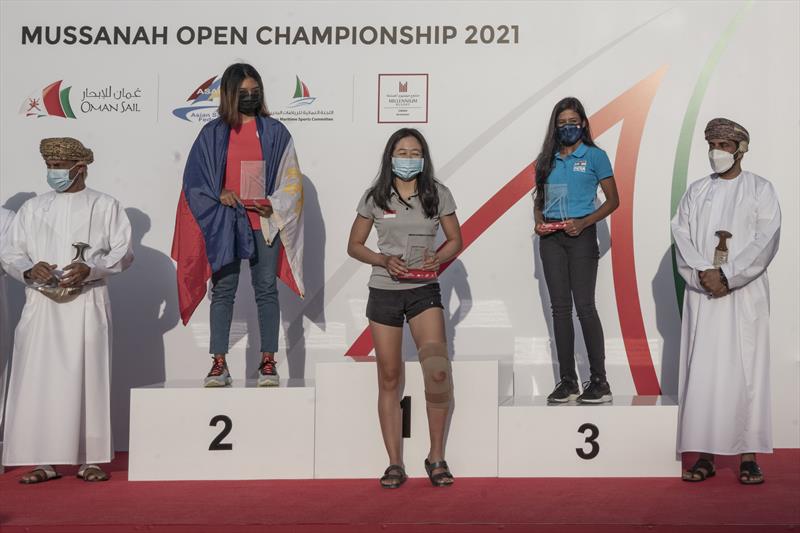 Mussanah Open Championship prize giving photo copyright Oman Sail taken at 