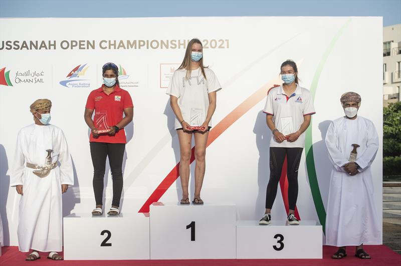 Mussanah Open Championship prize giving photo copyright Oman Sail taken at 