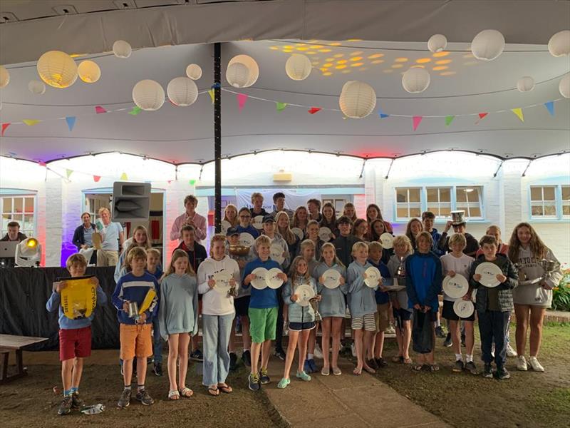 Itchenor Sailing Club Junior Fortnight Prize Winners photo copyright Billy Bowman taken at Itchenor Sailing Club