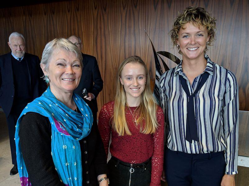 The three award winners at the YJA Yachtsman and Young Sailor of the Year Awards 2018 - photo © Yachting Journalists' Association