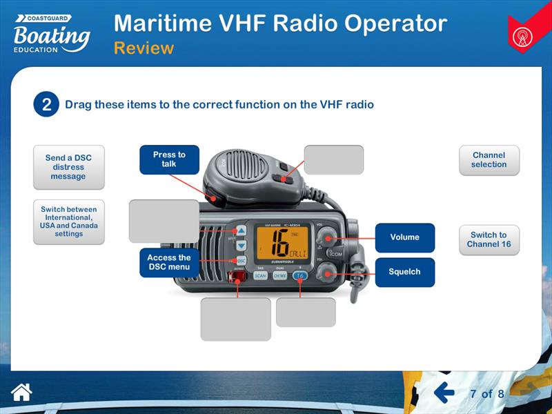 Coastguard Boating Education - Maritime VHF Radio Operator photo copyright Coastguard Boating Education taken at 