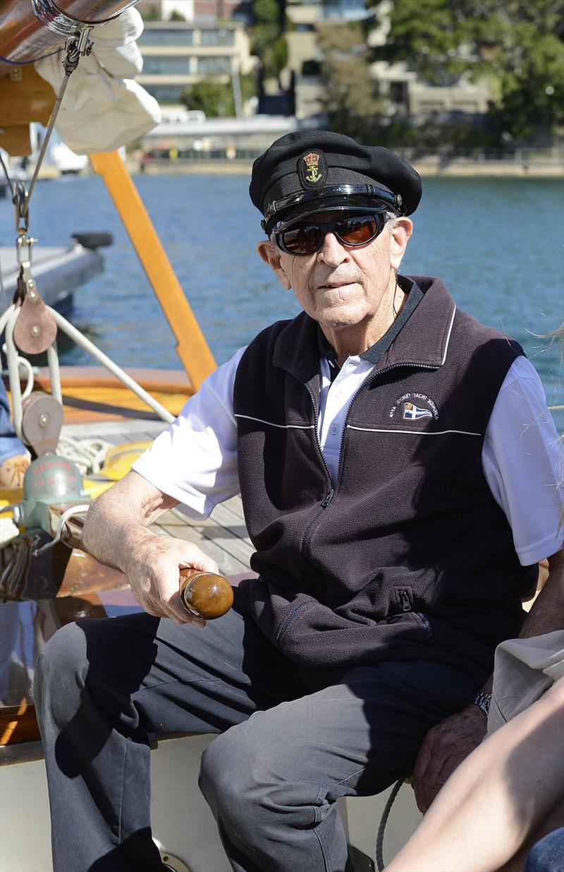 Sailing icon Sir James Hardy - 2019 Festival of Sails Ambassador photo copyright Jessica Gabites taken at Royal Geelong Yacht Club