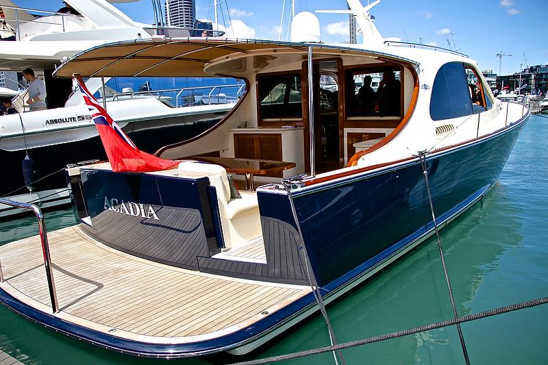 Grand Banks / Palm Beach Motor Yachts - Auckland On the Water Boat Show - Day 4 - September 30, 2018 photo copyright Richard Gladwell taken at 