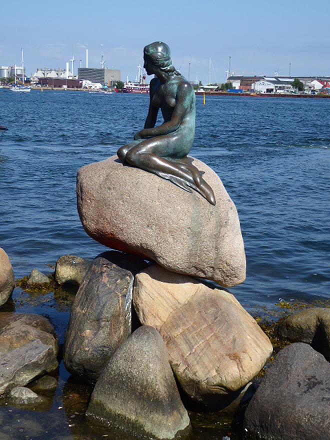 A world-famous harbour sculpture, Copenhagen's Little Mermaid. - photo © Louisa Mamakou