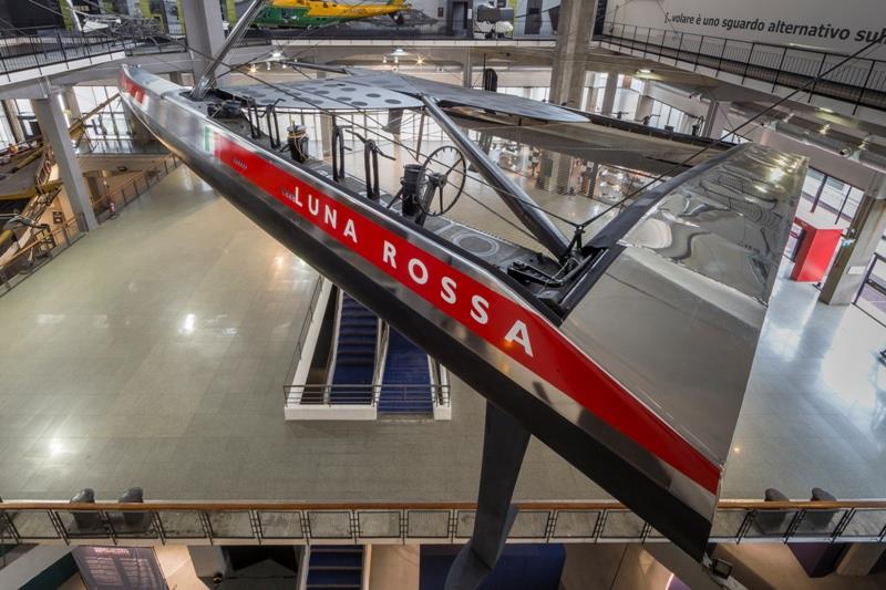 The Catamaran AC72 `Luna Rossa` at the National Museum of Science and Technology `Leonardo da Vinci` in Milan photo copyright Carlo Borlenghi / Foiling Week taken at 