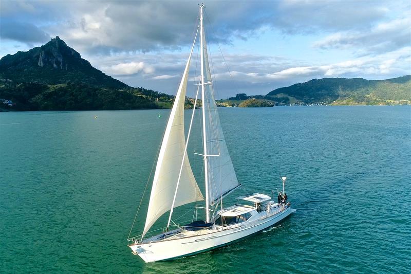 SV Silver Fern under sail showing a very practical and easily handled rig ideal for short-handed extended cruising photo copyright Martha Mason taken at 