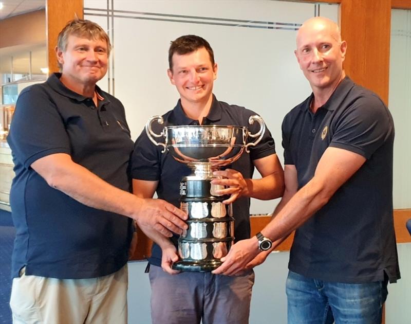 The winning RSYS crew, from left, David Giles, David Chapman and Matt Whitnall. - photo © Penny Conacher