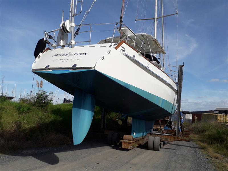 Silver Fern's shallow draft is a big asset for a 70ft cruising vessel - SV Silver Fern photo copyright Martha Mason taken at 