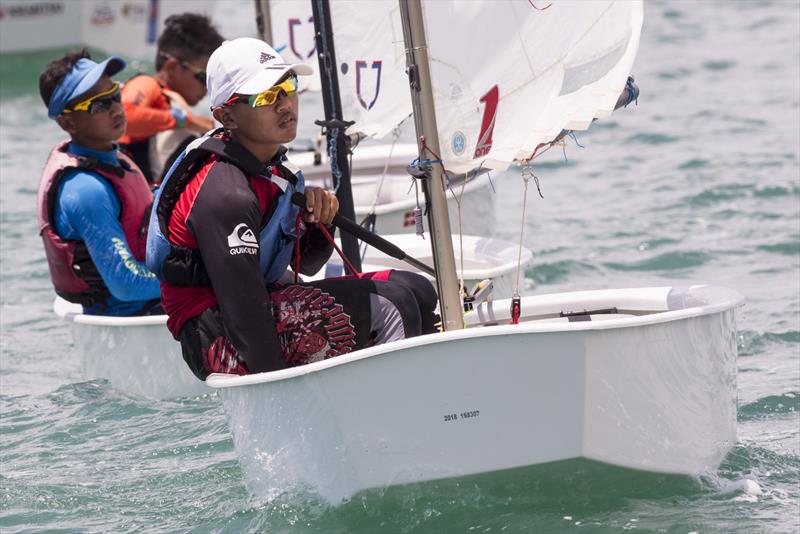 Top of the Gulf Regatta 2019. Optimist fleet photo copyright Guy Nowell / Top of the Gulf Regatta taken at Ocean Marina Yacht Club