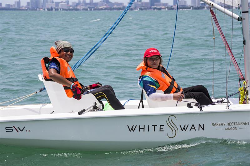 Top of the Gulf Regatta 2019. Whire Swan S\V14 - photo © Guy Nowell / Top of the Gulf Regatta